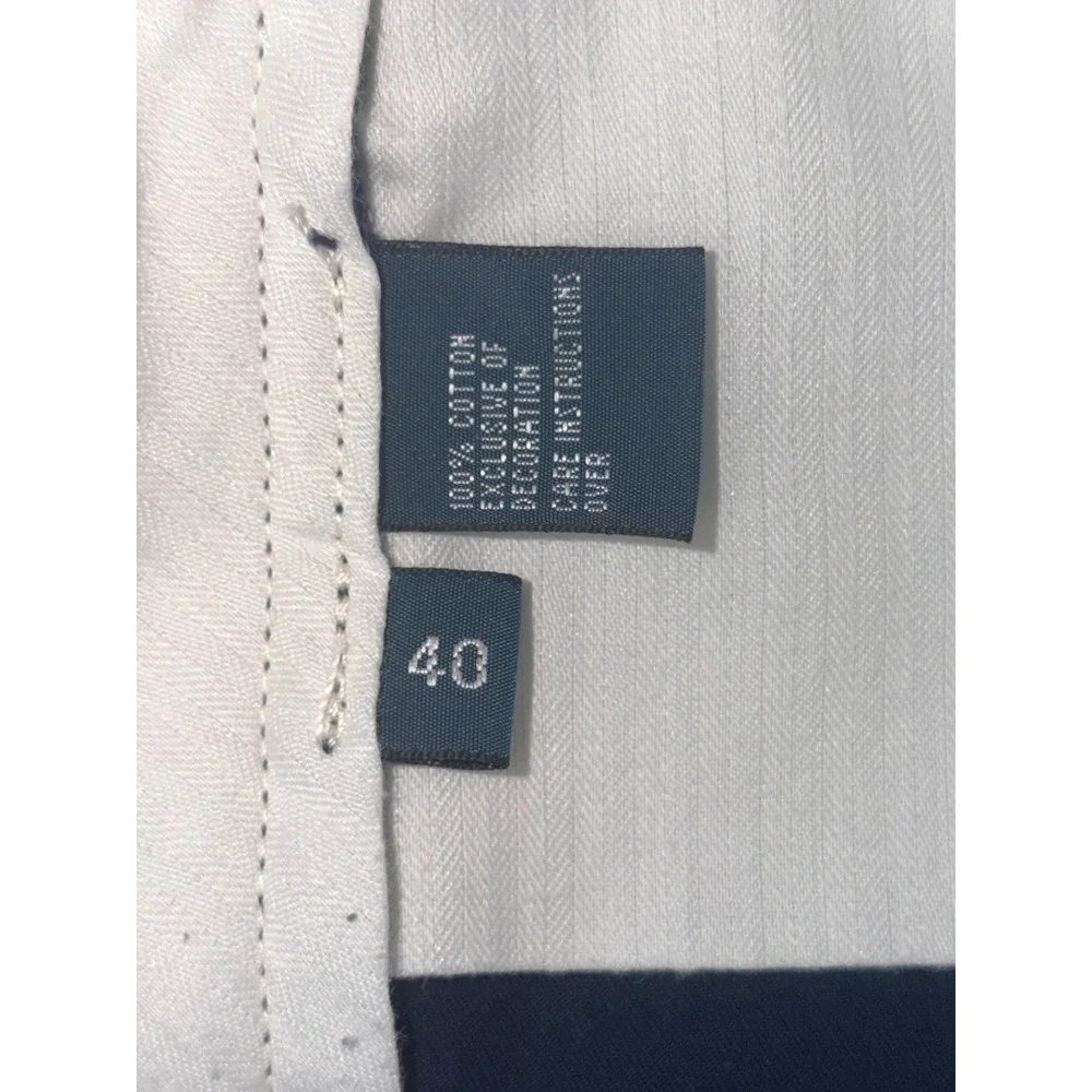 Polo Ralph Lauren Mens Navy Blue Cotton Chino Shorts Size 40 Red Pony Logo